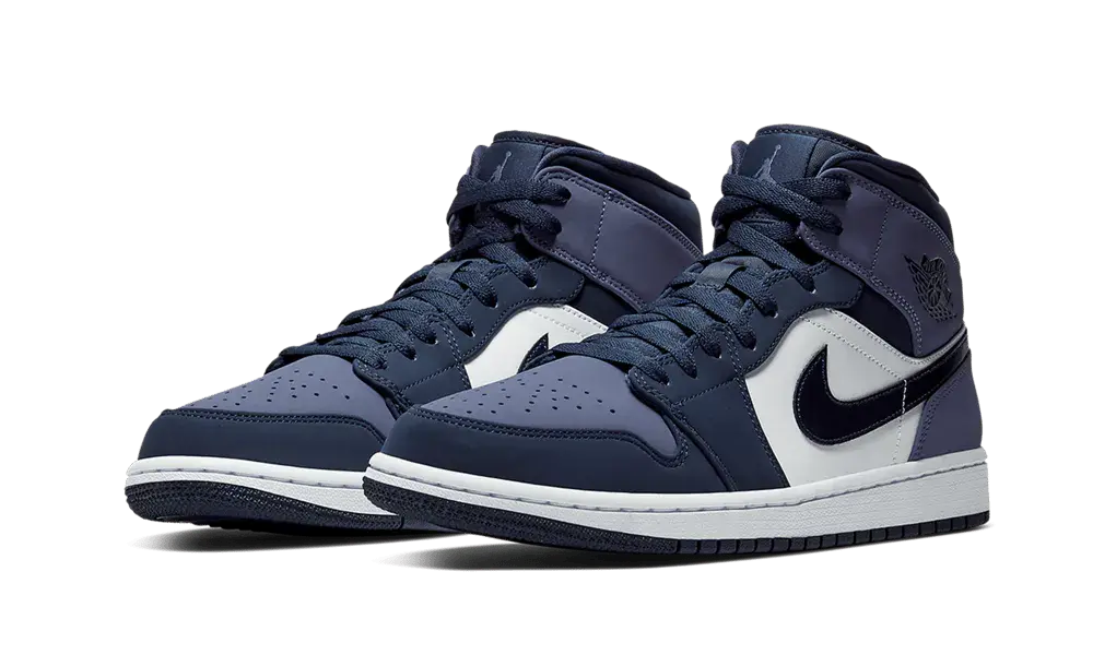 Jordan 1 Mid Obsidian Sanded Purple - Image 1