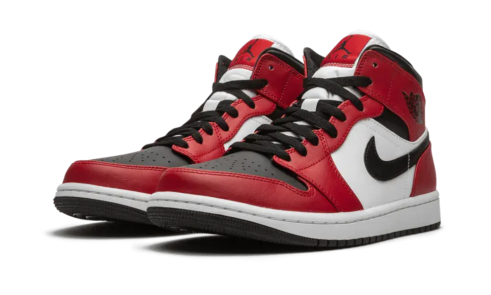 Jordan 1 Mid Chicago Toe - Image 1