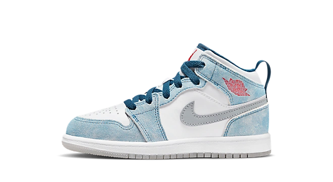 Jordan 1 Mid SE French Blue Light Steel (PS)