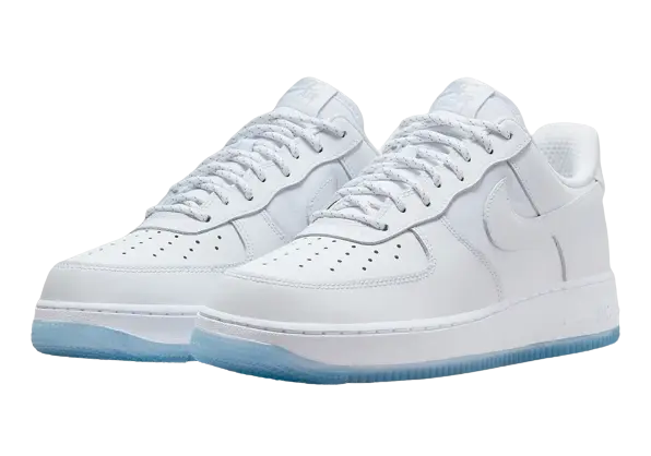 Nike Air Force 1 '07 'White Icy Blue' - Image 1