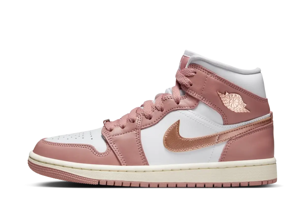 Air Jordan 1 Mid SE 'Red Stardust' (W)