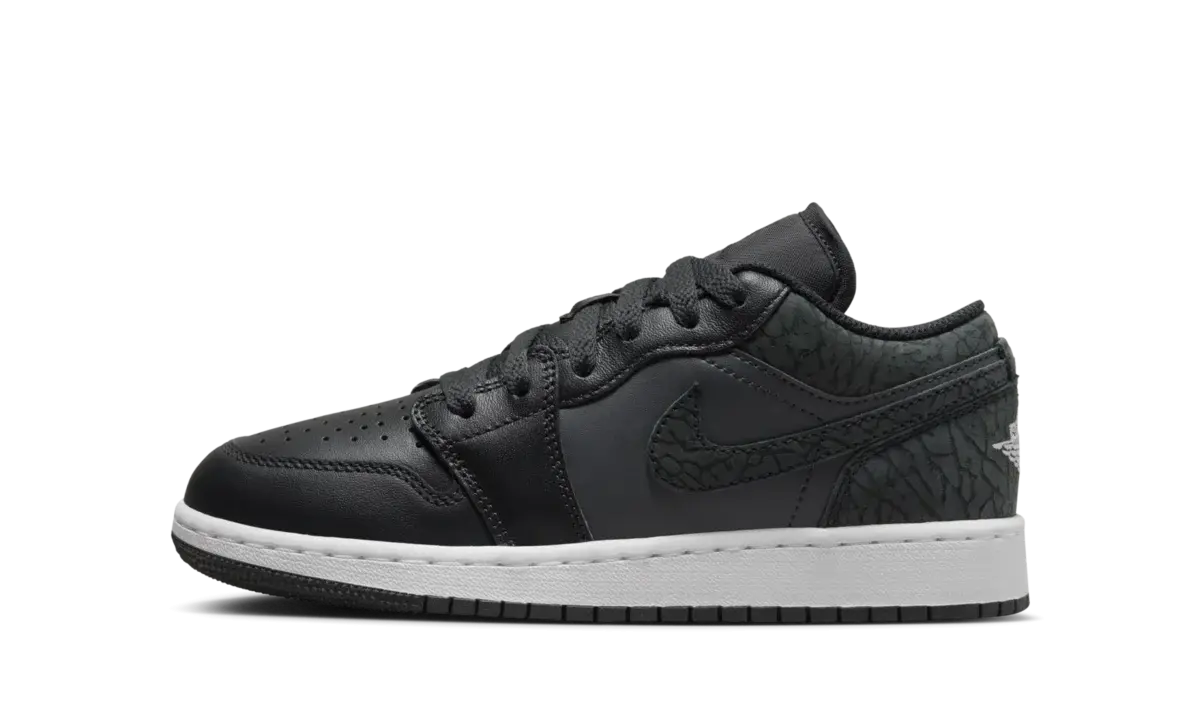 Air Jordan 1 Low SE 'Black Elephant' (GS)