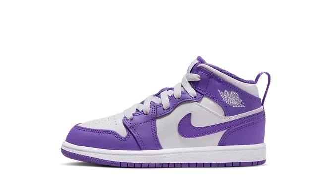 Air Jordan 1 Mid 'Purple Venom' (PS)