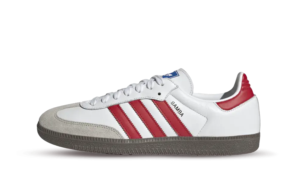 adidas Samba OG White Better Scarlet
