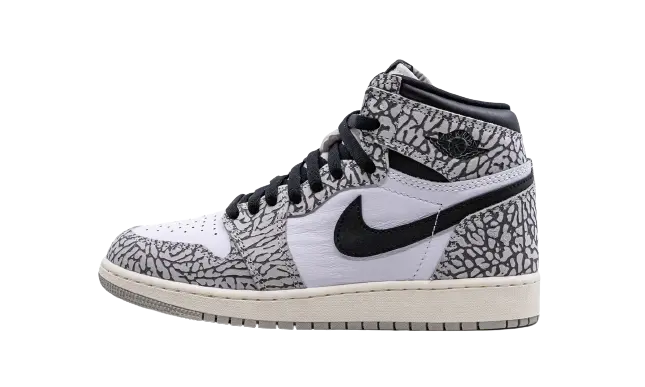Jordan 1 Retro High OG White Cement (GS)