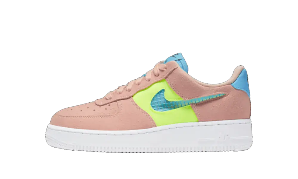 Nike Air Force 1 Low Washed Coral Ghost Green (W)