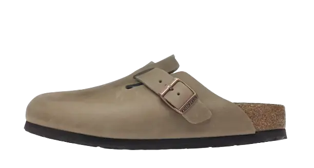 Birkenstock Boston Oiled Leather Tobacco Brown