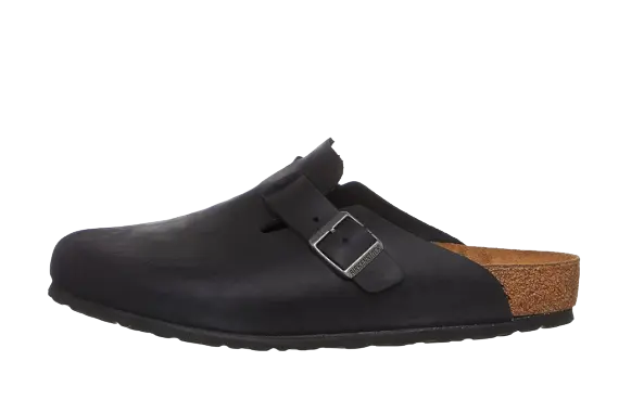 Birkenstock Boston Oiled Leather Black