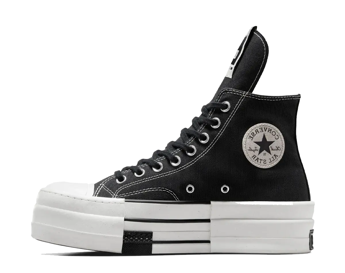 Converse DRKSHDW Chuck Taylor All-Star DBL DRKSTAR Hi Rick Owens DRKSTAR Black