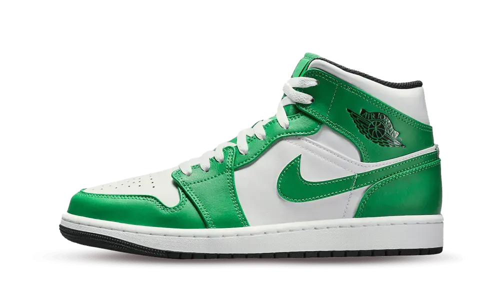 Jordan 1 Mid Lucky Green