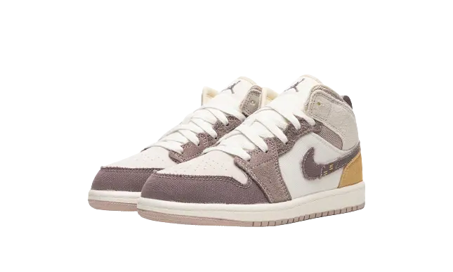 Jordan 1 Mid SE Craft Taupe Haze (PS) - Image 1