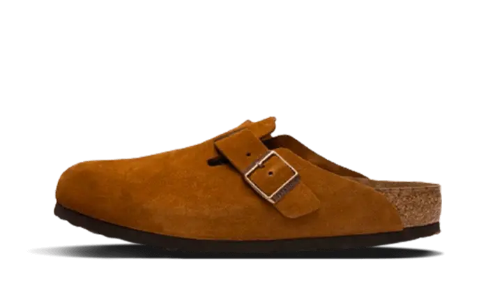 Birkenstock Boston Soft Footbed Suede Mink