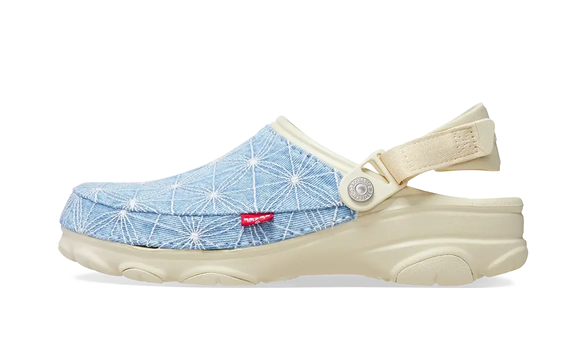 Crocs Classic All-Terrain Clog Levi's Sashiko Light Wash