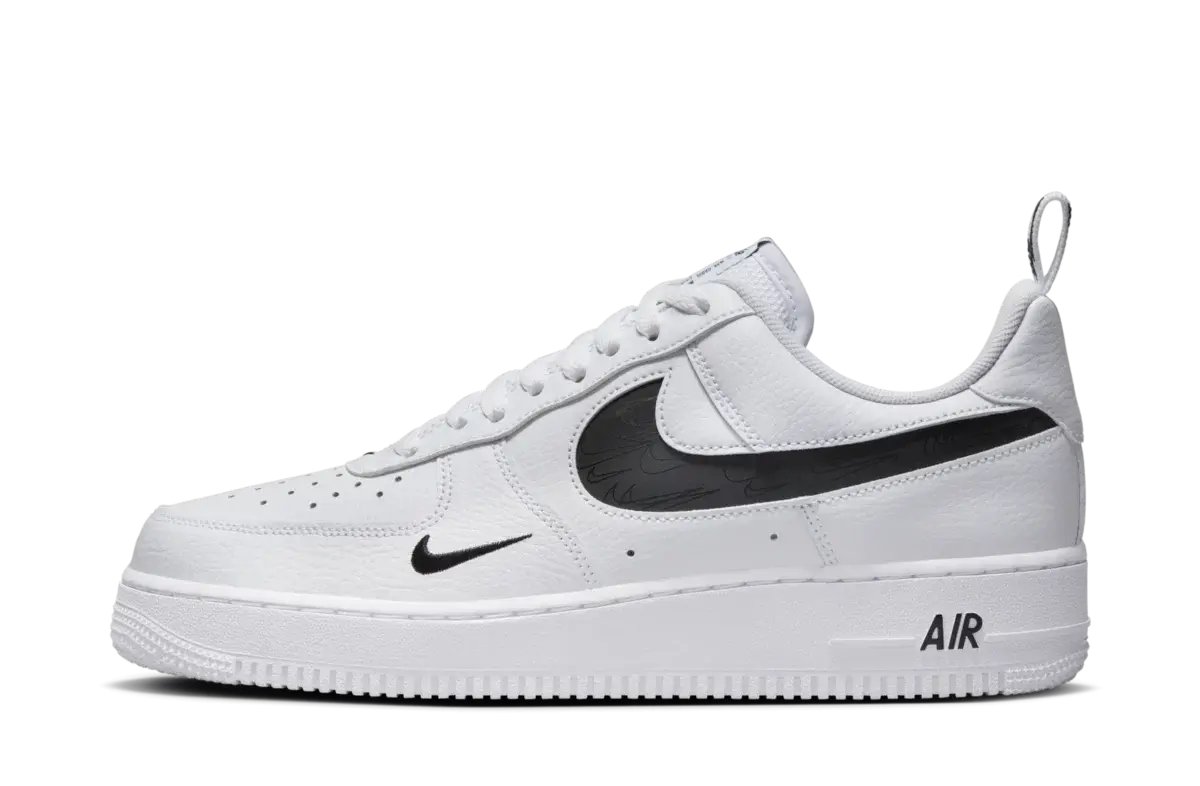 Nike Air Force 1 '07 LV8 'White Multi-Etch Swoosh'