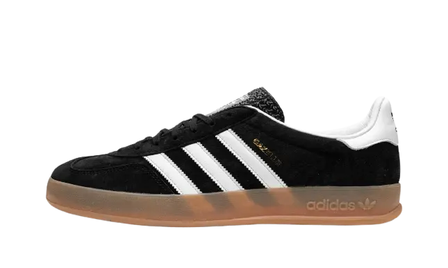 adidas Gazelle Black White Gum