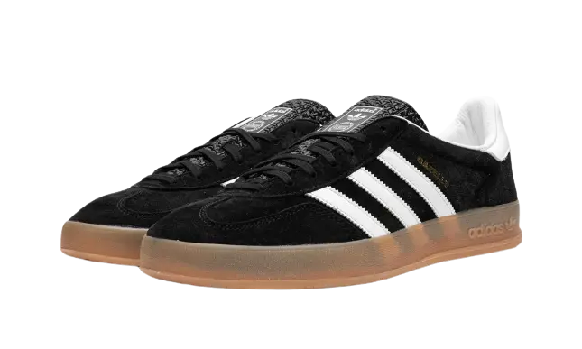 adidas Gazelle Black White Gum - Image 1