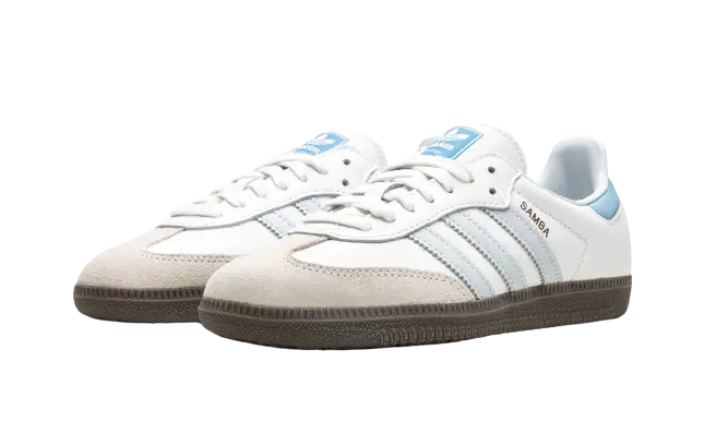 adidas Samba OG White Halo Blue - Image 1