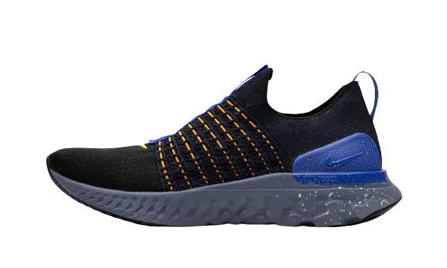 Nike React Phantom Run Flyknit 2 Black Hyper Royal