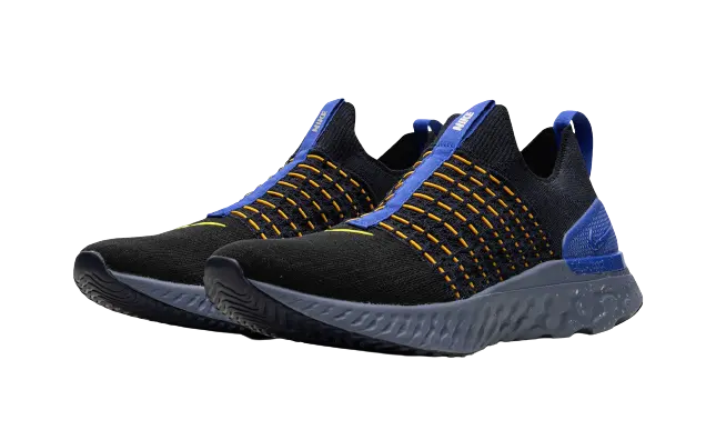 Nike React Phantom Run Flyknit 2 Black Hyper Royal - Image 1