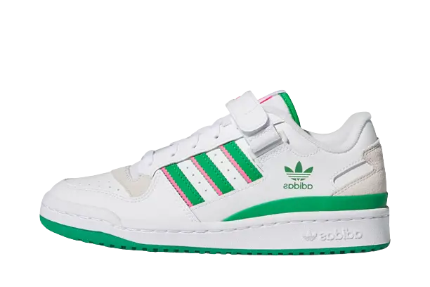 adidas Forum Low White Green Lucid Pink (W)