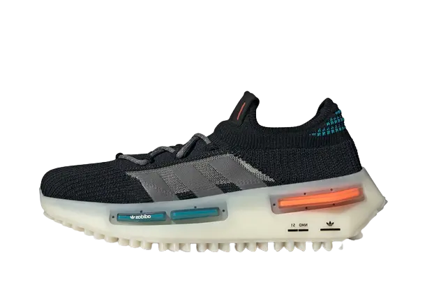 adidas NMD S1 Core Black Blue Orange