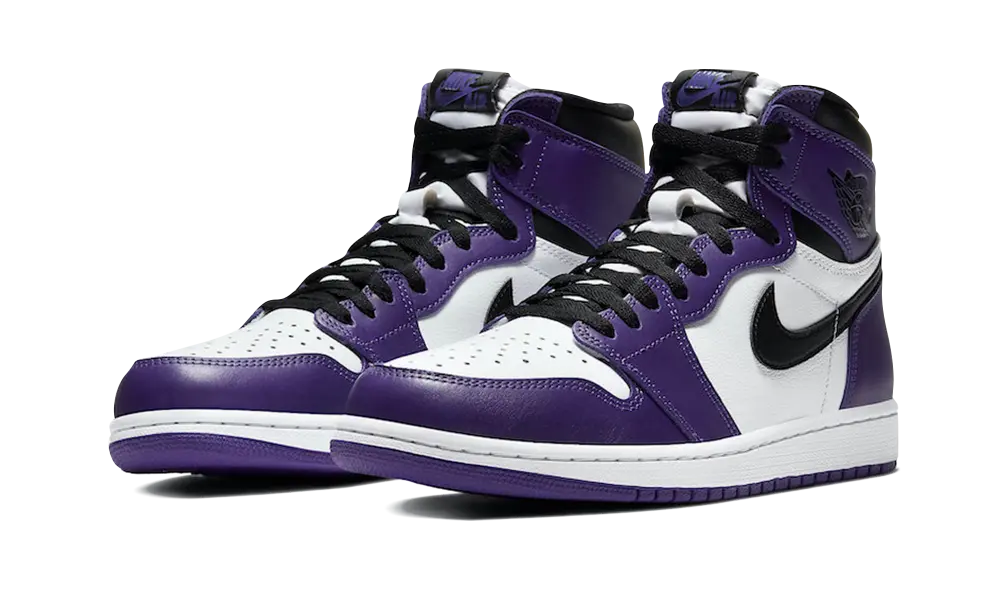 Jordan 1 Retro High Court Purple White - Image 1