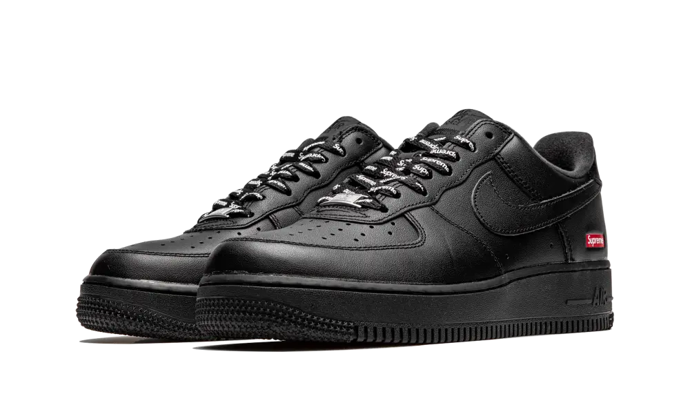 Nike Air Force 1 Low Supreme Black - Image 1