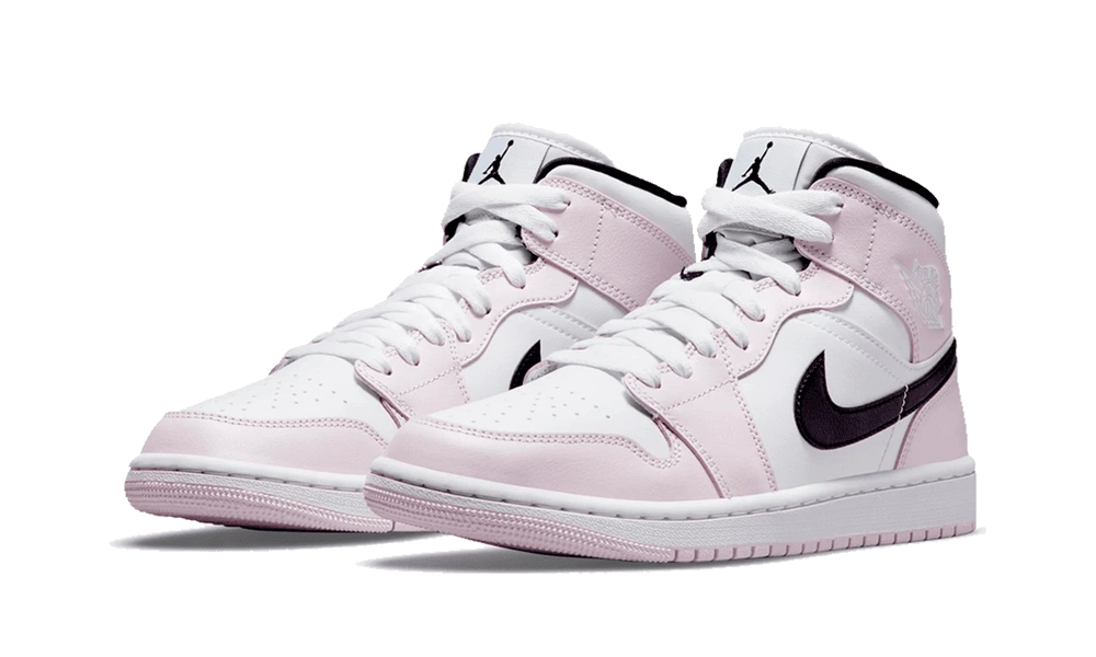 Jordan 1 Mid Barely Rose (W) - Image 1