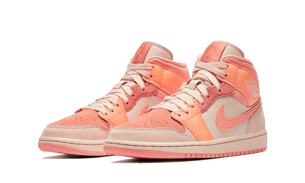 Jordan 1 Mid Apricot Orange (W) - Image 1