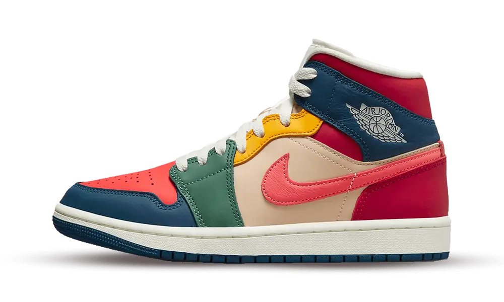 Jordan 1 Mid SE Multi Color (2022) (W)