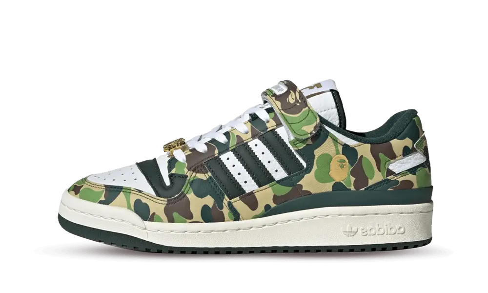 adidas Forum 84 Low Bape 30th Anniversary Green Camo