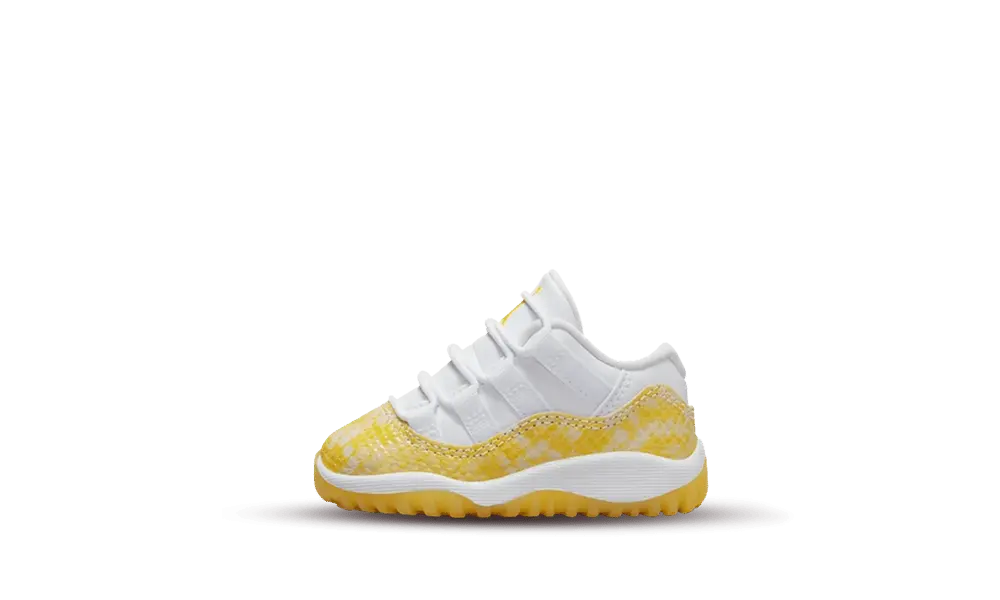 Jordan 11 Retro Low Yellow Snakeskin (TD)