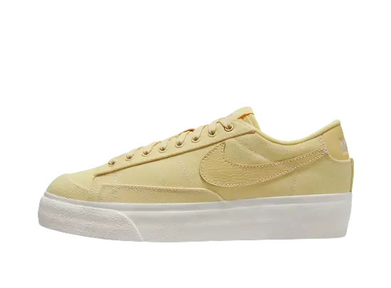 Nike Blazer Low Platform Canvas 'Pale Vanilla'