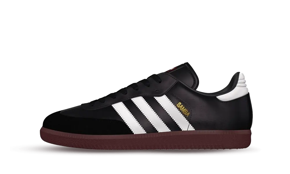 adidas Samba Leather Black White