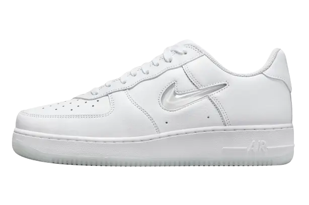 Nike Air Force 1 Low '07 Retro Color of the Month Jewel Swoosh Triple White