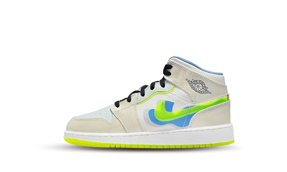 Air Jordan 1 Mid SE 'Platinum Tint' (GS)