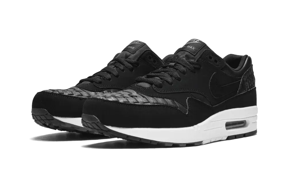Nike Air Max 1 Woven 'Black Dark Grey' - Image 1