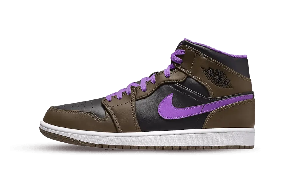Jordan 1 Mid Purple Mocha