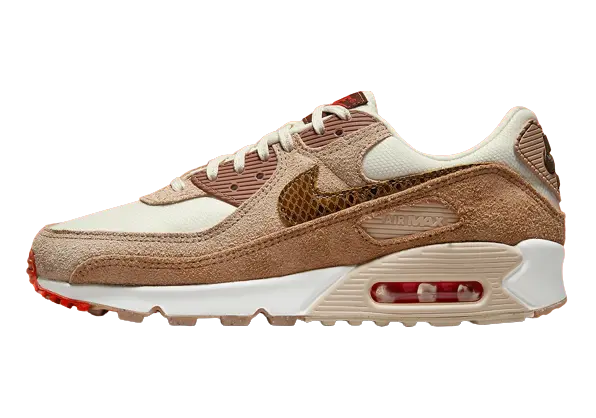 Nike Air Max 90 SE Pale Ivory Snakeskin Swoosh (W)