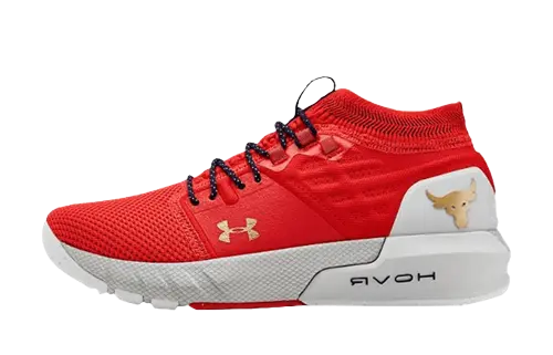 Under Armour Project Rock 2 Blood Orange Halo Grey