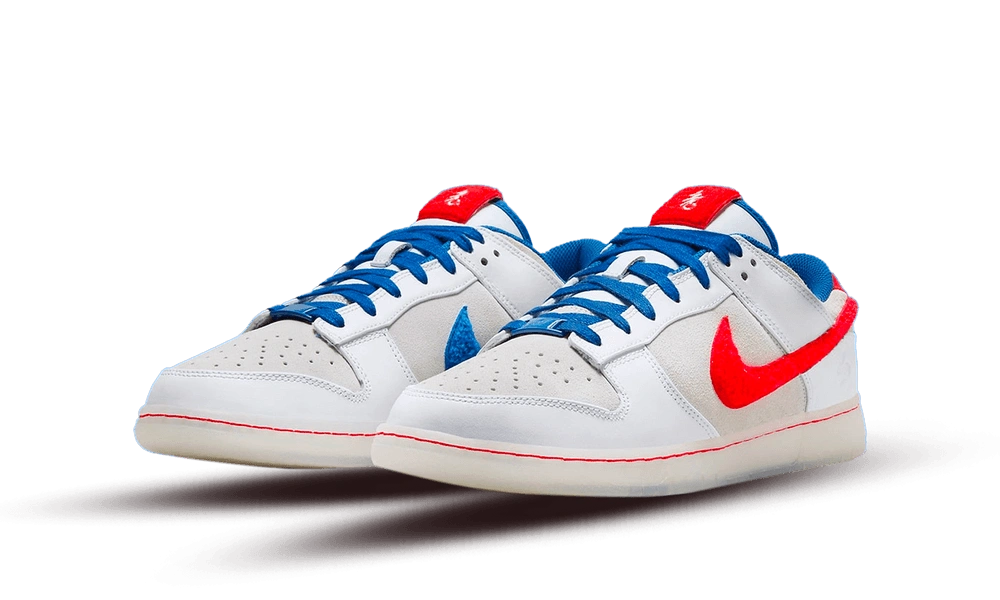 Nike Dunk Low Retro PRM Year of the Rabbit White Crimson Varsity Royal - Image 1