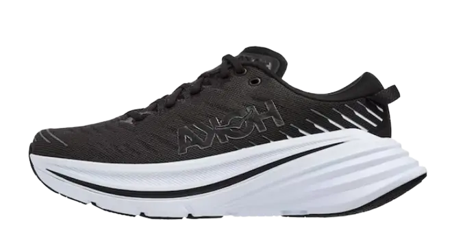 Hoka One One Bondi X Black White