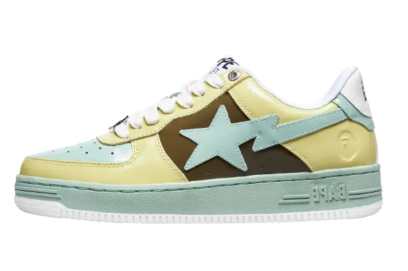 A Bathing Ape Bape Sta Nostalgic Yellow Green