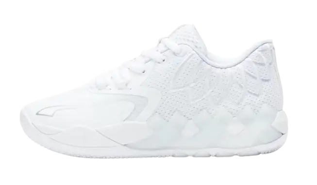 Puma LaMelo Ball MB.01 White Silver (GS)