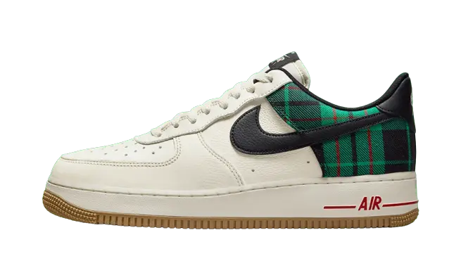 Nike Air Force 1 Low '07 LX Plaid Pale Ivory Stadium Green