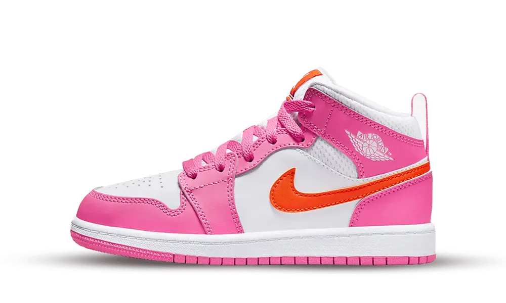 Jordan 1 Mid Pinksicle Safety Orange (PS)