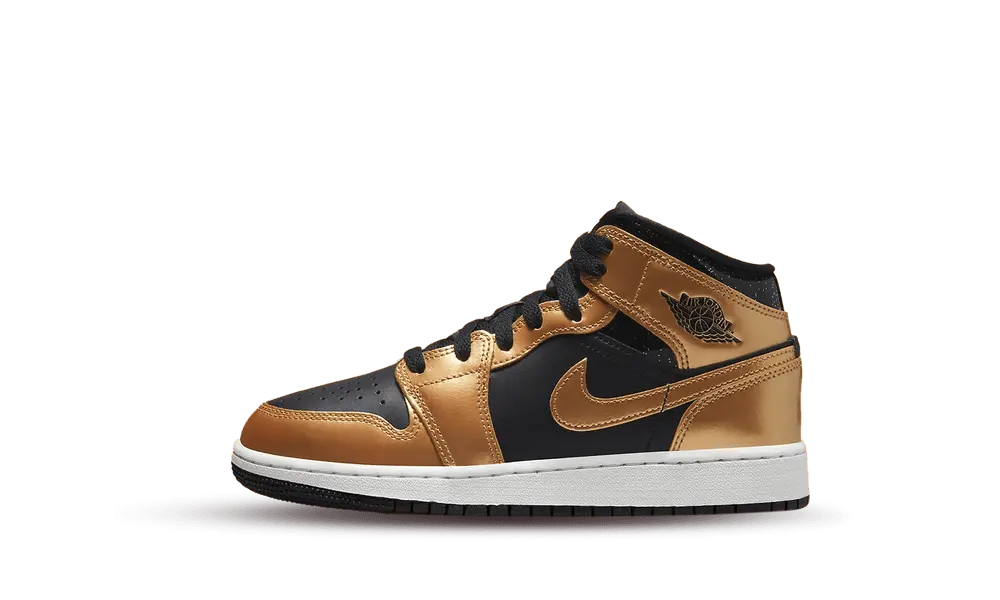Air Jordan 1 Mid GS 'Metallic Gold'