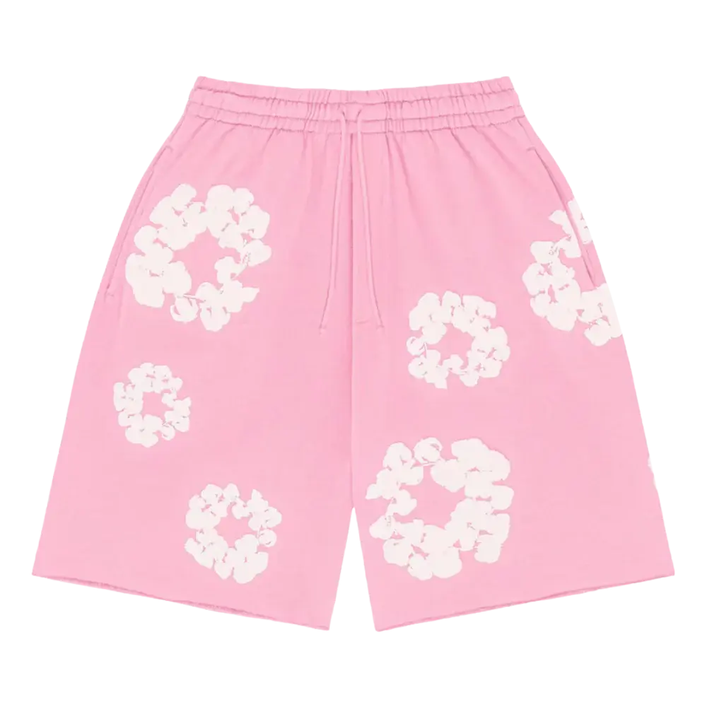 Denim Tears The Cotton Wreath Shorts Pink
