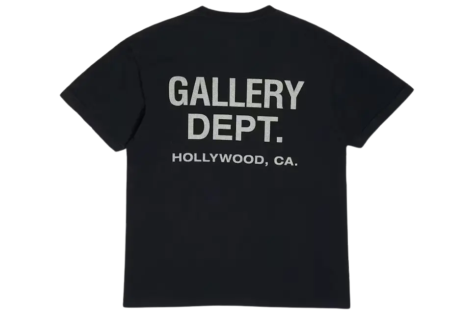 Gallery Dept. Souvenir T-Shirt Black White - Image 1