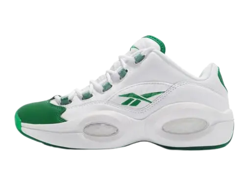 Reebok Question Low Green Toe